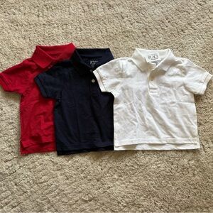 The Children's Place Polo Trio - Red, Navy, White